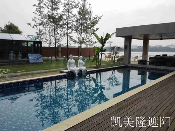 水藍郡高檔別墅窗簾