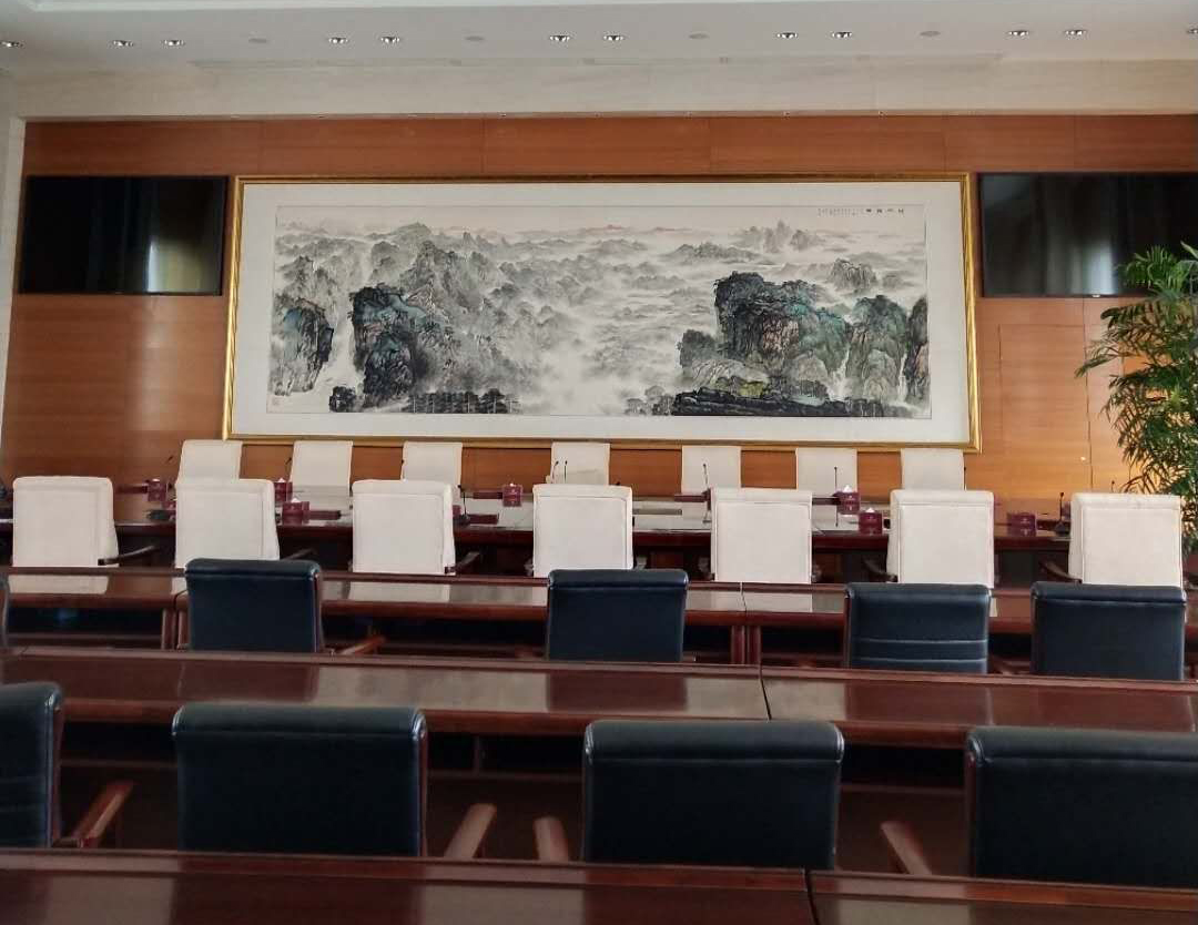 中共湖北省委會議室戶外歐式鋁百葉案例